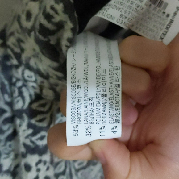 Zara Gray Wool Dress - Picture 3 of 3